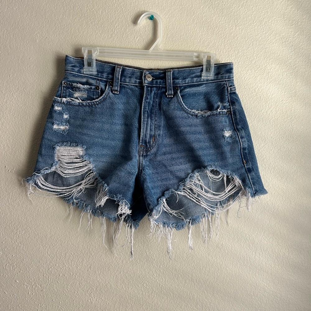 Abercrombie & Fitch Blue Jean Shorts